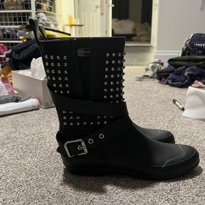 Burberry size 37 rain boots - fits 6.5 or 7